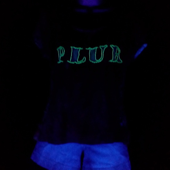 Chadwicks Upcycled PLUR Distressed Tee - Picture 2 of 4
